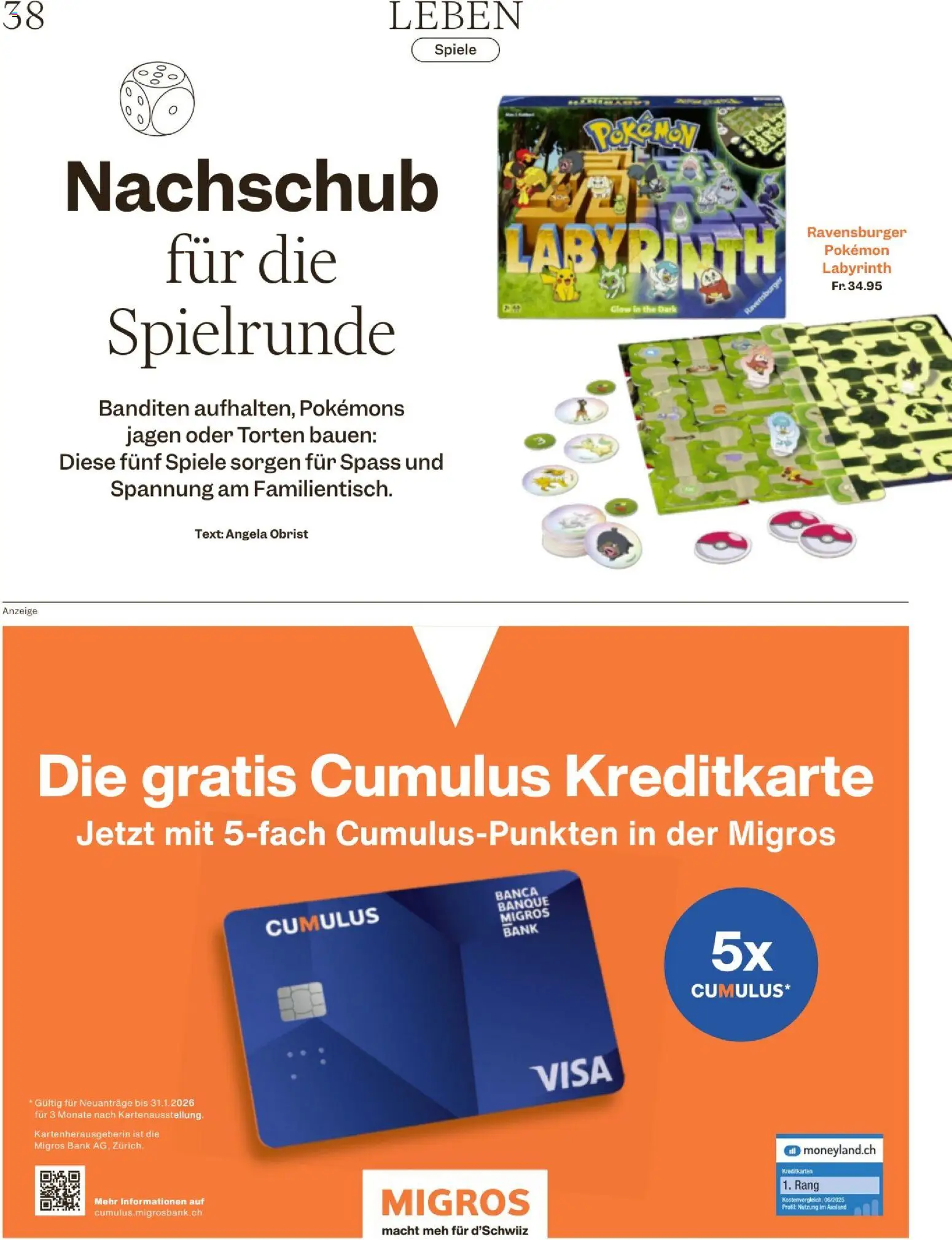 Migros Magazin – gültig ab 23.12.2025 | Seite: 38