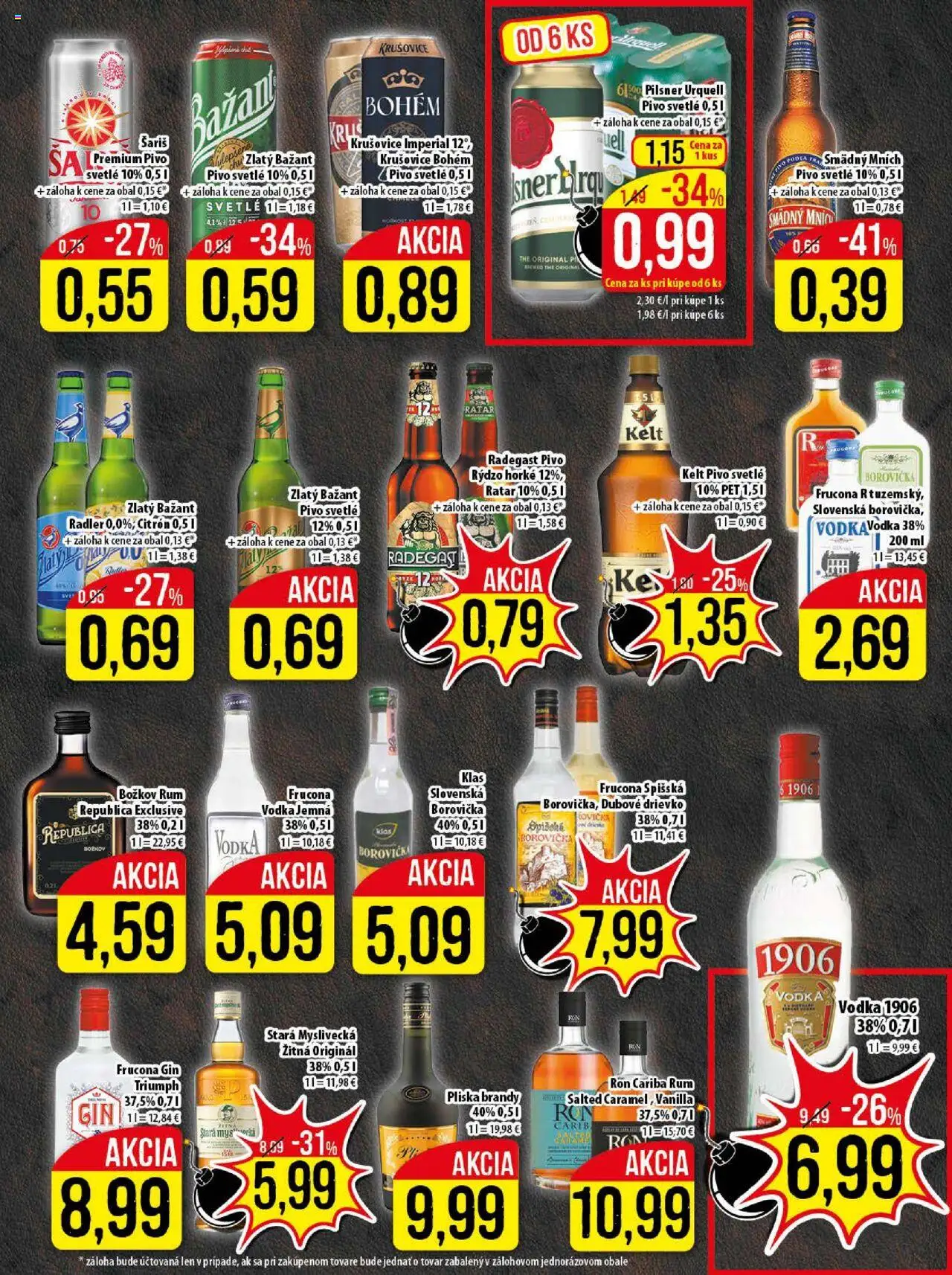 Nové Klas akcie – leták je platný od 13.10.2025 | Strana: 20 | Produkty: Myš, Kelt, Radegast, Zlatý Bažant