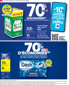 Carrefour Market - Prévisualisation de Carrefour Market Le mois vip 70% d'économies valide à partir de 24.02.2026 | Page: 6