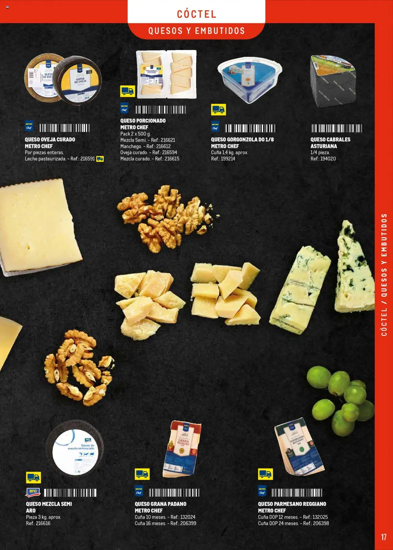 Makro - Catering y Eventos Península │ válido desde el 11.06.2025 | Página: 17 | Productos: Leche, Queso, Νυχτικό, Cuna