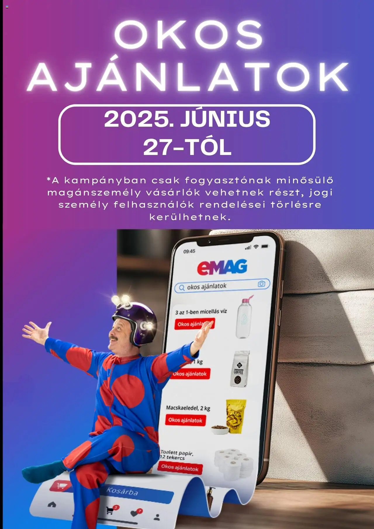 eMAG akciós ujság - amely érvényes a következő dátumtól: 26.06.2025 | Oldal: 1 | Termékek: Micellás víz