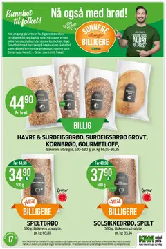 Forhåndsvisning av HAVRE & SURDEIGSBRØD, SURDEIGSBRØD GROVT, KORNBRØD, GOURMETLOFF, Bakerens utvalgte, 520-680 g gyldig fra 20.04.2026 | Side: 10
