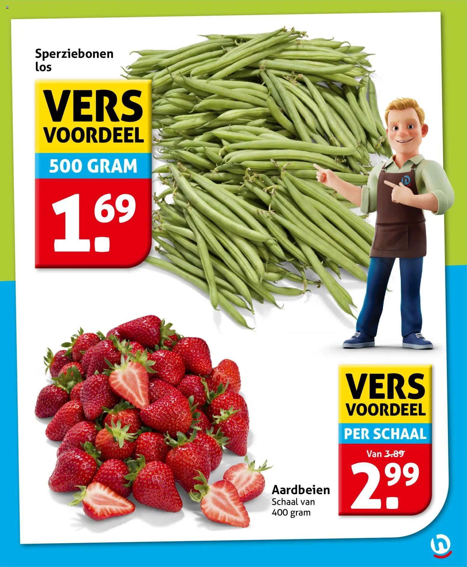{H1} | Pagina: 5 | Producten: Aardbeien, Schaal
