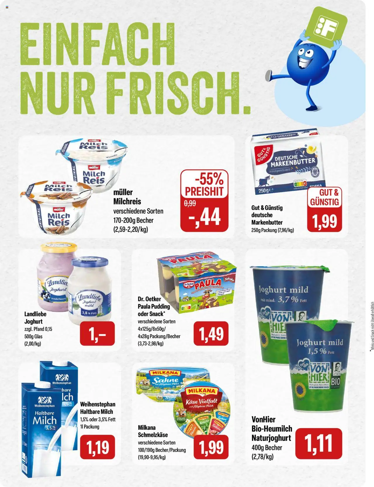 Feneberg Angebote – gültig ab 11.09.2025 | Seite: 6 | Produkte: Milch, Joghurt, Milkana, Pudding