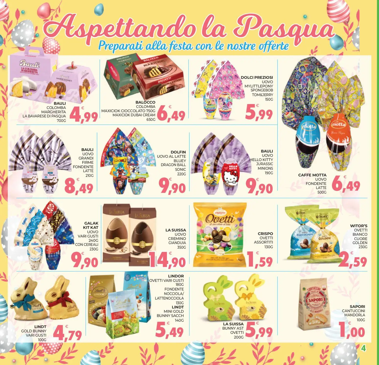 Volantino Eté del 11.03.2026 | Pagina: 4 | Prodotti: Caffè, Cioccolato, Cereali, Latte
