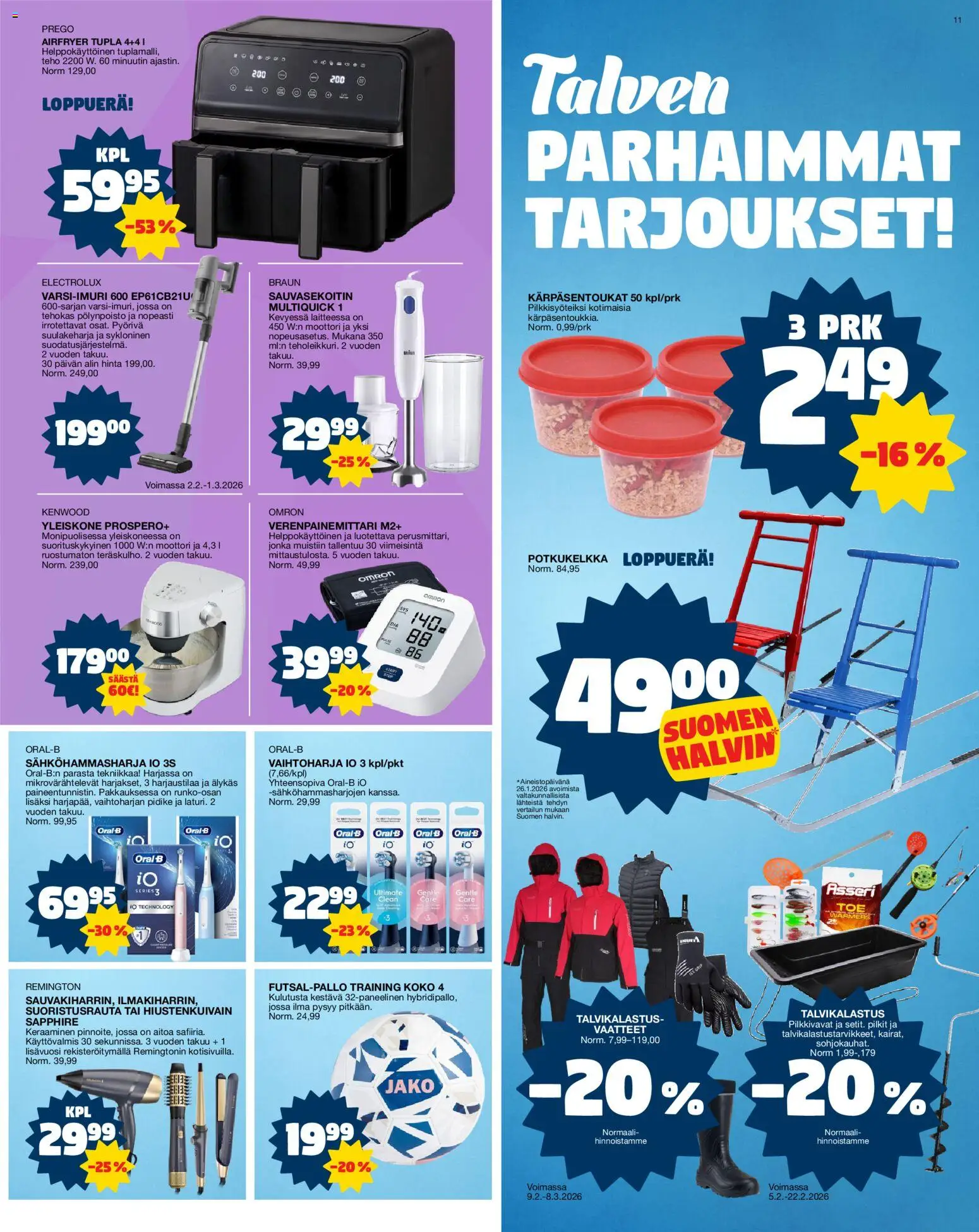 Tokmanni tarjoukset – voimassa 09.02.2026 alkaen | Sivu: 11