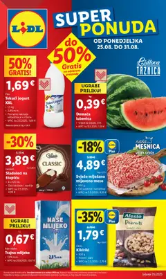 Katalog Lidl - Pregled kataloga iz trgovine Lidl, vrijedi od 25.08.2025