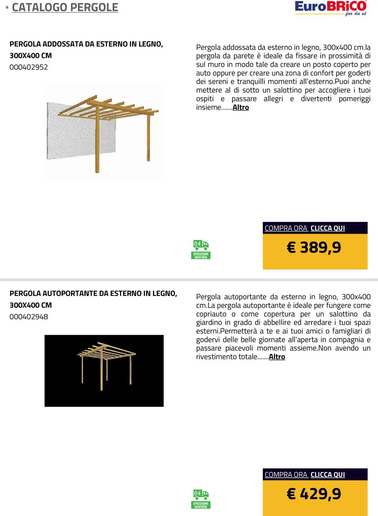 Volantino Eurobrico del 23.07.2025 | Pagina: 15 | Prodotti: Tè, Pergola