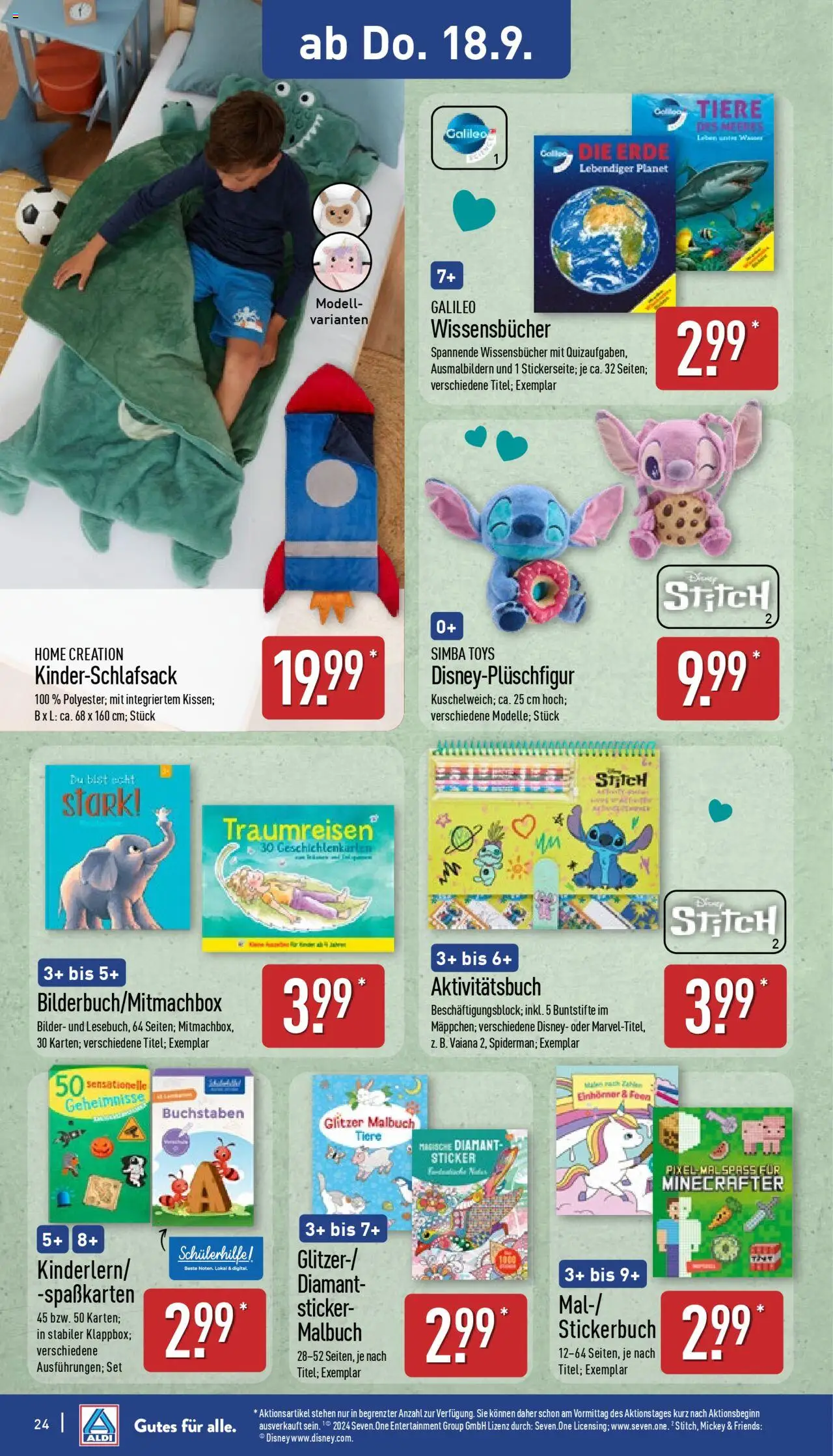 Aldi Prospekt 	 – gültig ab 15.09.2025 | Seite: 24 | Produkte: Bilder, Wasser, Home creation