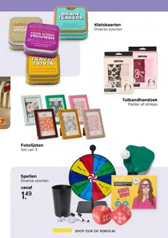 Xenos - Sinterklaas magazine - Voorbeeld van een folder van Xenos, geldig van 19.10.2025 | Pagina: 23 | Producten: Koffie, Pizza, Handdoek