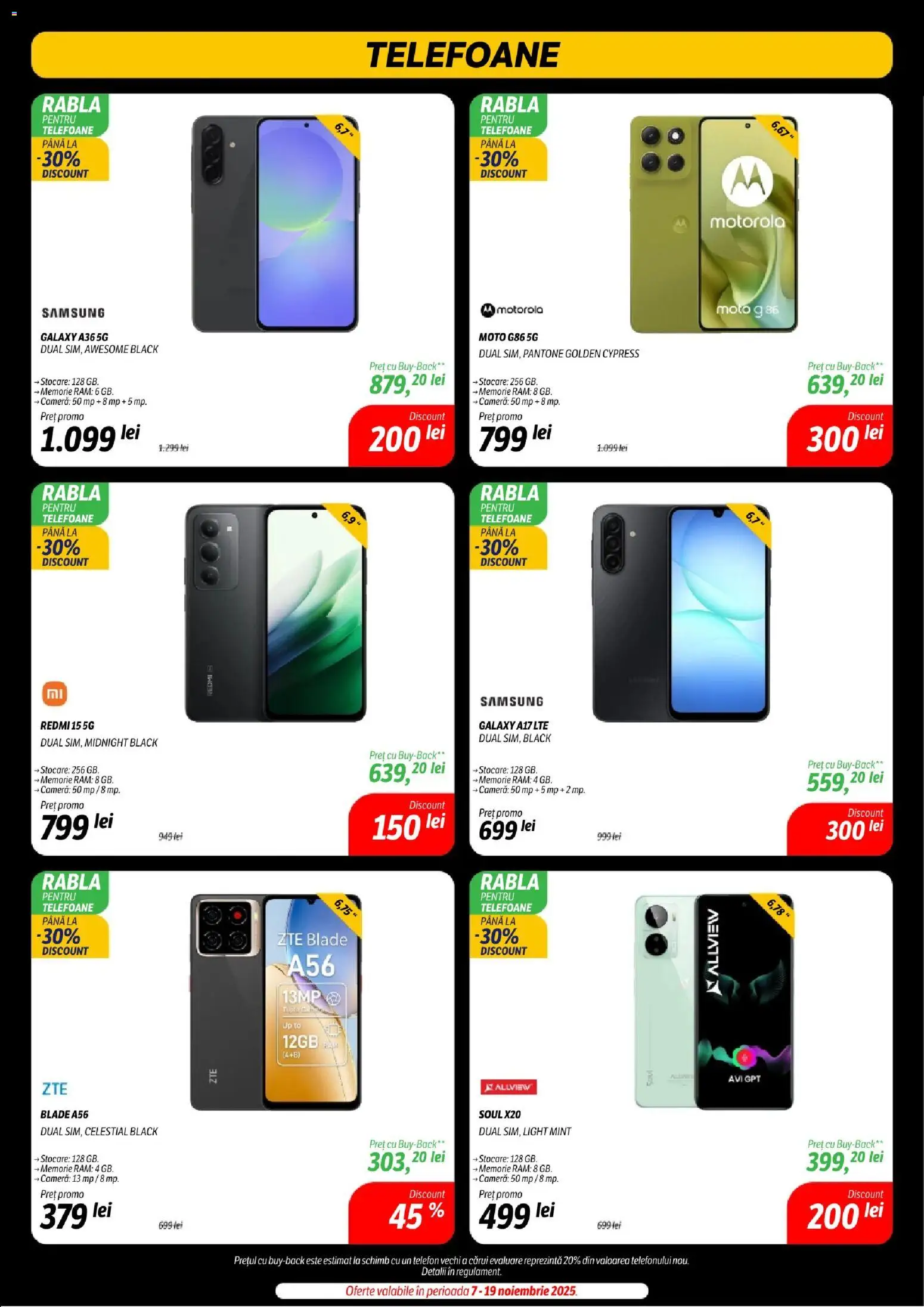 Noul catalog Flanco – valabil de la 14.11.2025 | Pagină: 5 | Produse: Telefon, Memorie, Cameră