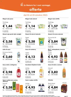 Anteprima del volantino Volantino Natura Sì	 valido a partire dal 01.10.2025 | Pagina: 33