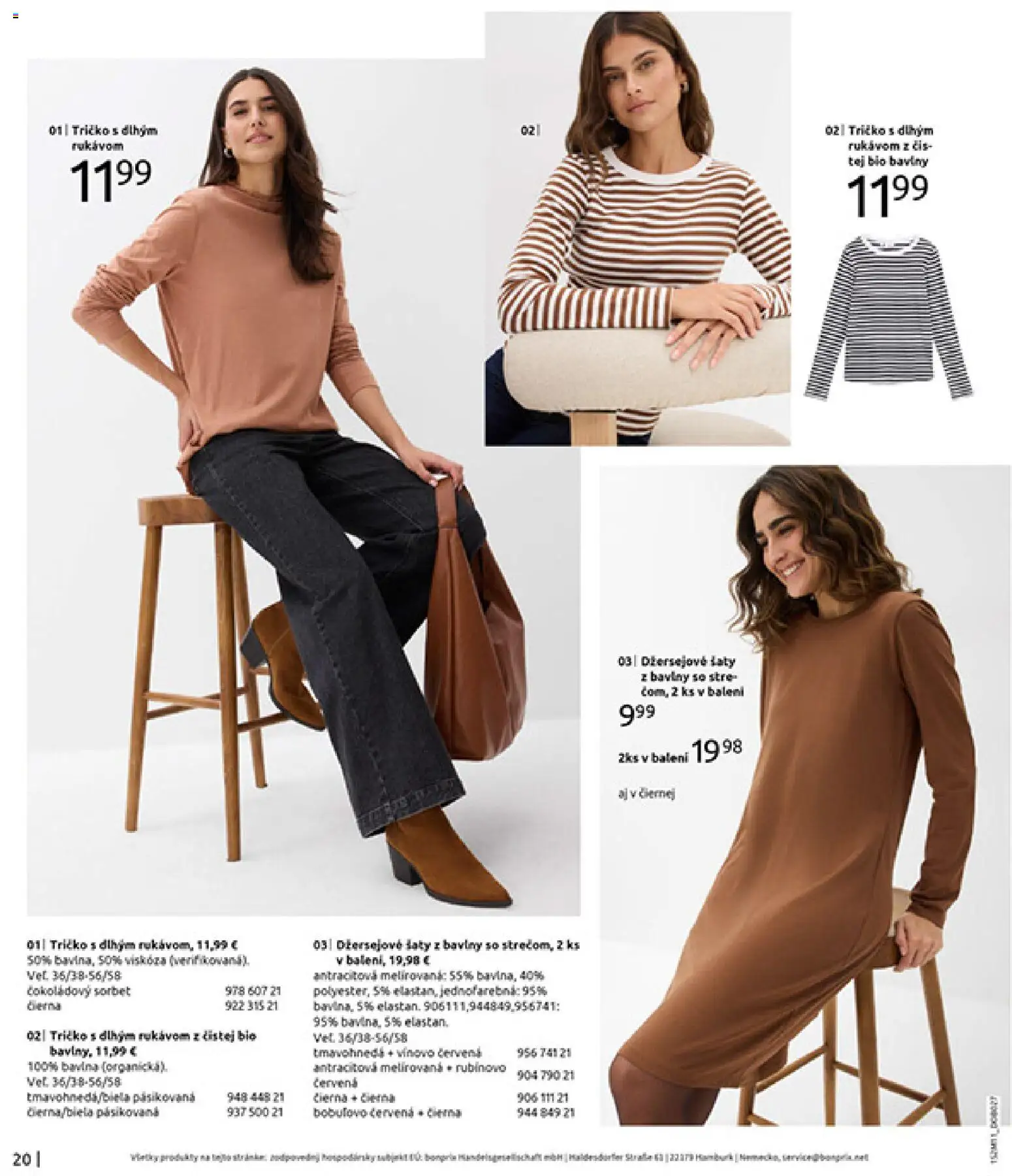 Nové Bonprix akcie – leták je platný od 16.12.2025 | Strana: 22 | Produkty: Sorbet, Tričko