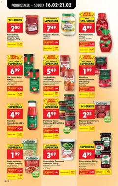 Pogląd oferty "Dżem Łowicz, 280 g, truskawkowy, wiśniowy, brzoskwiniowy, czarna porzeczka" - ważna od 16.02.2026 | Strona: 48