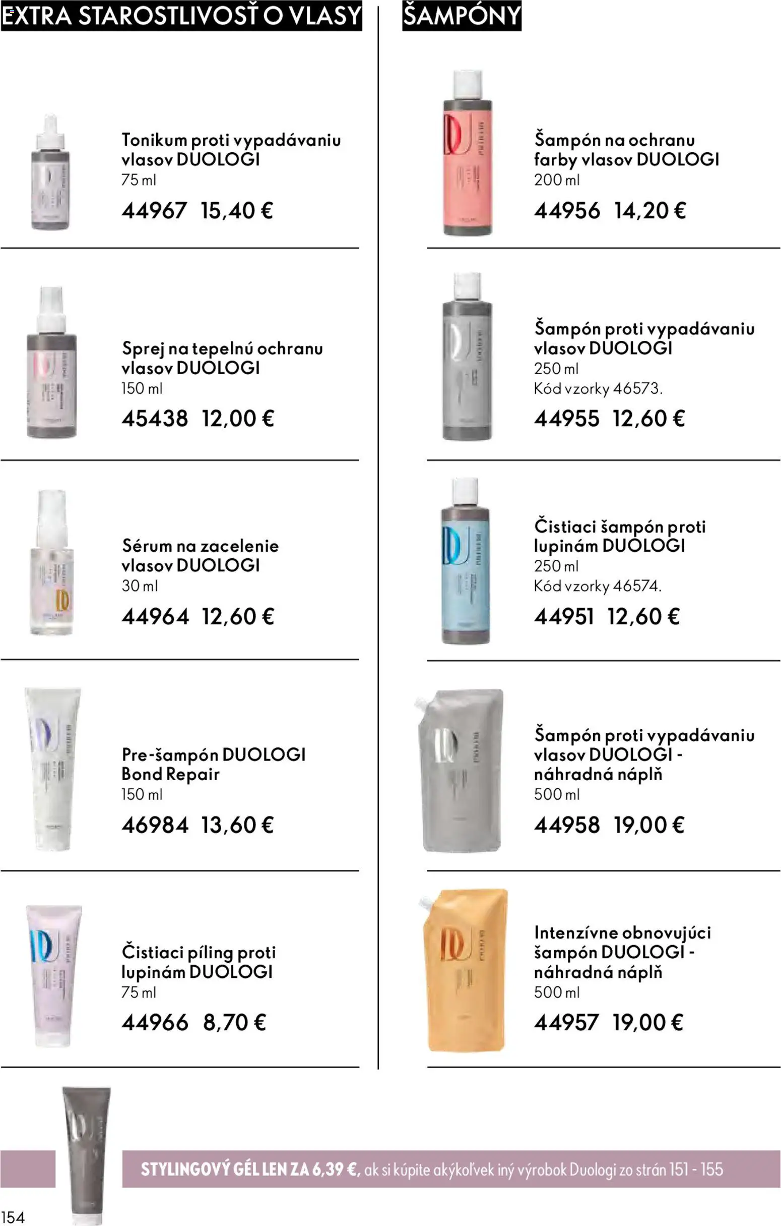 Nové Oriflame akcie – leták je platný od 04.03.2026 | Strana: 154 | Produkty: Šampón