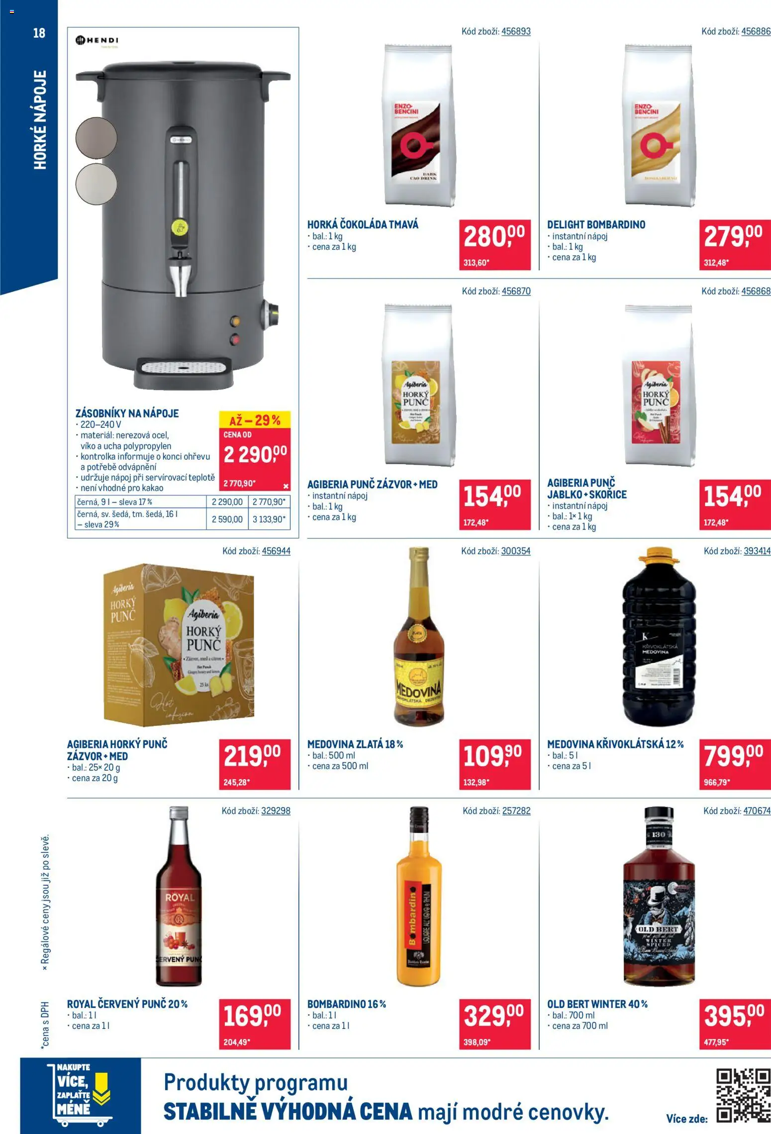 Makro leták - Street Food od 05.11.2025 | Strana: 18 | Produkty: Čokoláda, Med, Bombardino, Kakao