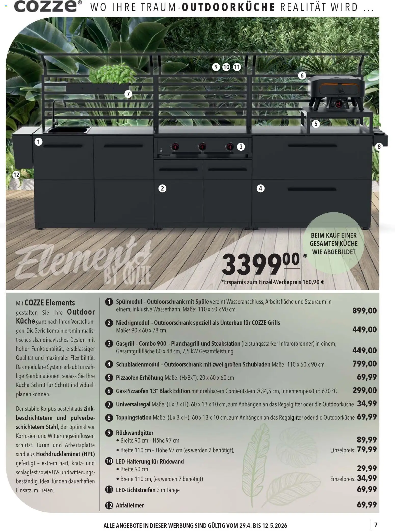 CITTI Markt Grill- und Gartenambiente – gültig ab 29.04.2026 | Seite: 7 | Produkte: Küche, Abfalleimer