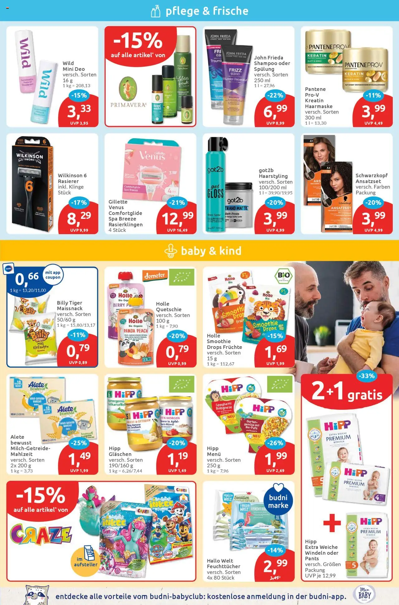Budni Prospekt 	 – gültig ab 15.09.2025 | Seite: 3 | Produkte: Shampoo, Spülung, Gemüse, Körperlotion