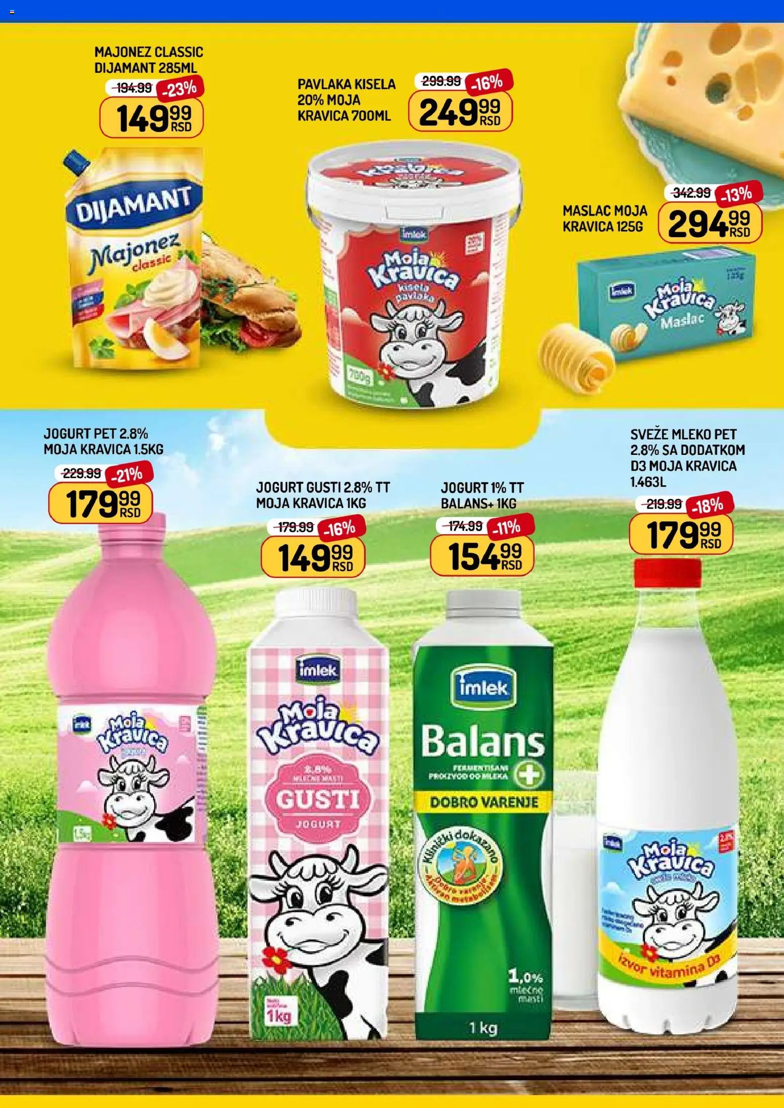 Aman katalog - važi od 13.02.2026 | Strana: 4 | Proizvode: Maslac, Sveže mleko, Moja kravica, Mleko
