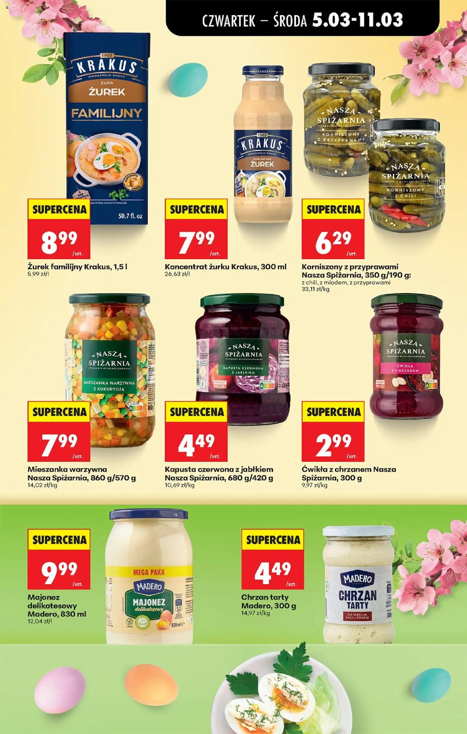 Biedronka gazetka od czwartku od 05.03.2026 | Strona: 59 | Produkty: Chili, Kapusta, Kukurydza, Korniszony z chili