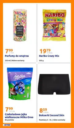 Pogląd oferty "Action gazetka" - ważna od 11.03.2026 | Strona: 25 | Produkty: Bokserki, Milka, Perfumy, Jajka