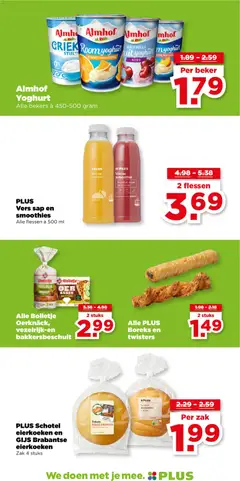 PLUS Vers sap en smoothies, Alle flessen à 500 ml - Voorbeeld van een folder van Plus, geldig van 21.01.2026 | Pagina: 14 | Producten: Yoghurt, Beker, Elektromos húsdaráló, Zak