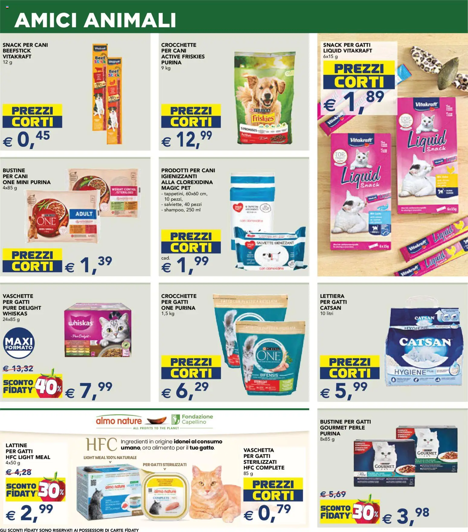 Volantino Esselunga S del 17.11.2025 | Pagina: 21 | Prodotti: Lettiera per gatti, Crocchette, The, Vaschette