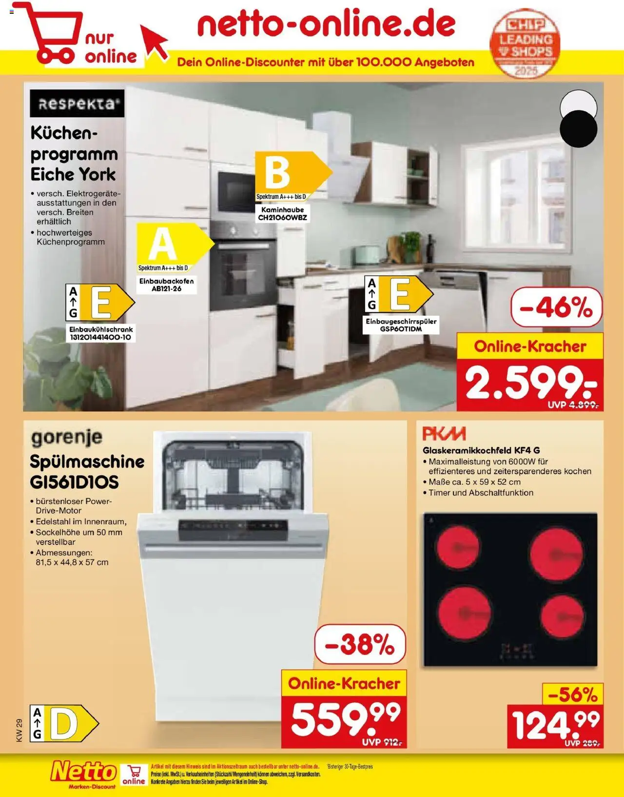 Netto Marken-Discount prospekt Calw-Stammheim	 - gültig ab dem 13.07.2025 | Seite: 58 | Produkte: Gorenje, Kuchen