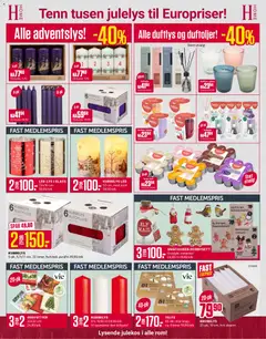 Forhåndsvisning av Europris kundeavis gyldig fra 01.12.2025 | Side: 8 | Produkter: Persienn, Glass, Servietter, Duft