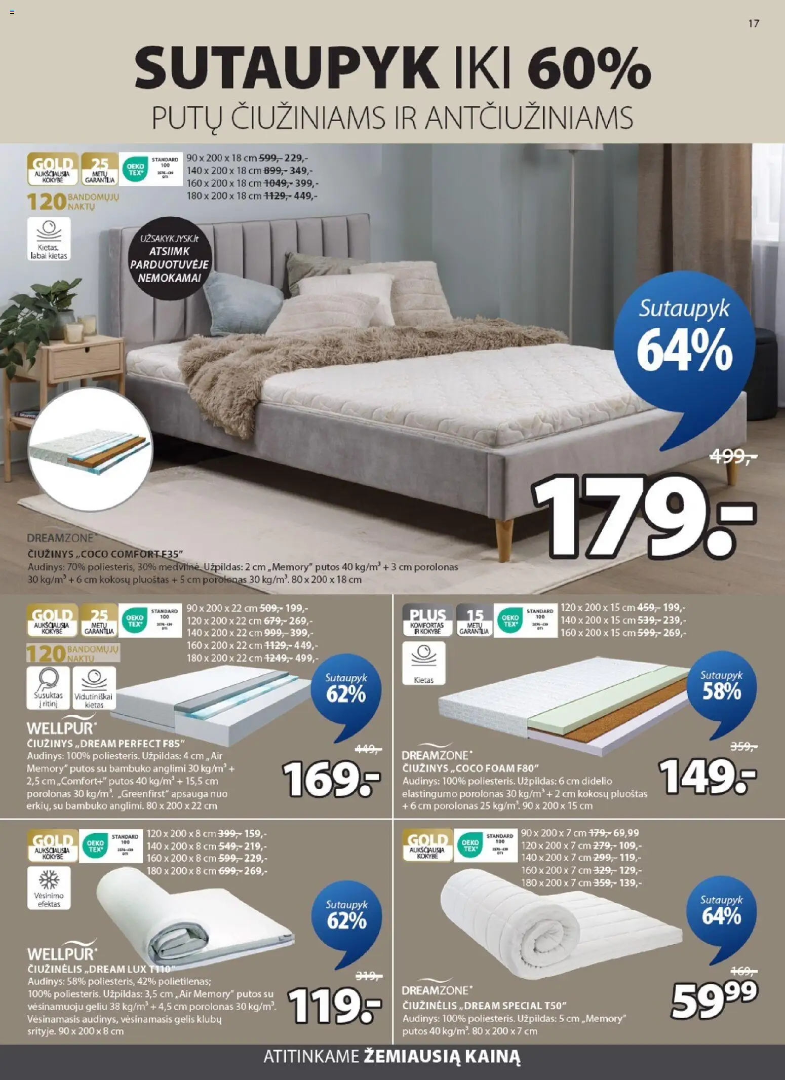 JYSK akcijos nuo 03.03.2026 | Puslapis: 17