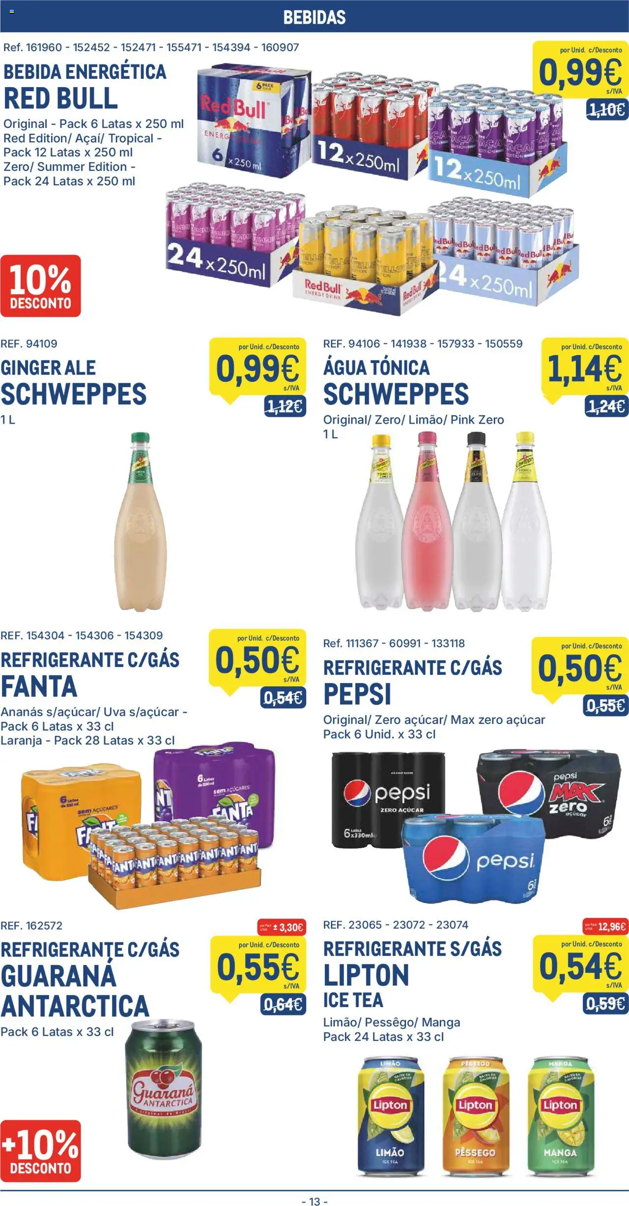 Makro folheto │ válido de 19.08.2025 | Página: 13 | Produtos: Refrigerante, Açai, Açúcar, Bebida