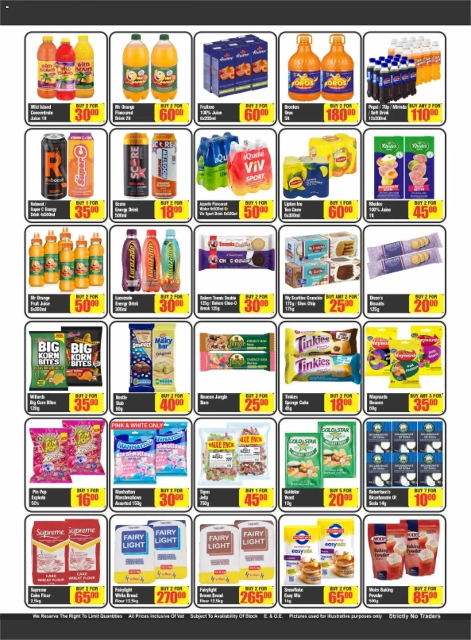 New Big Save catalogue – valid from 09.03.2026 | Page: 2 | Products: Cake, Flour, Juice, Stock