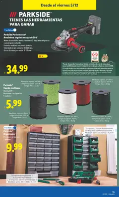 Vista previa Lidl folleto de bazar válido desde el 01.12.2025 | Página: 37 | Productos: Organizador