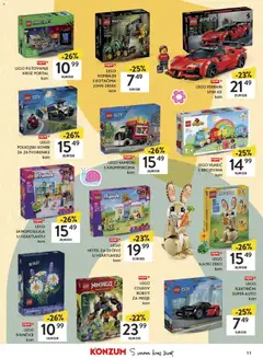 Konzum - Letak - Pregled kataloga iz trgovine Konzum, vrijedi od 09.03.2026 | Stranica: 11 | Proizvodi: Robot, Lego