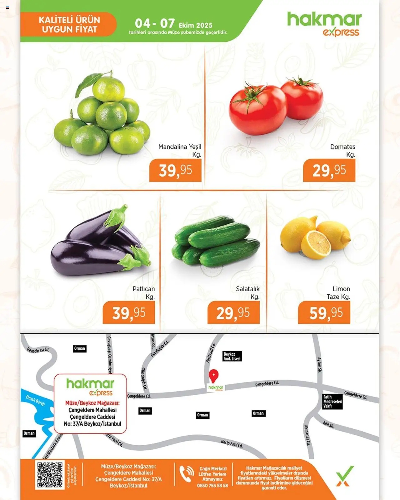 Hakmar Express Katalog Beykoz - 04.10.2025 tarihinden itibaren geçerlidir | Sayfa: 4 | Ürünler: Mandalina, Salatalık, Limon, Patlıcan