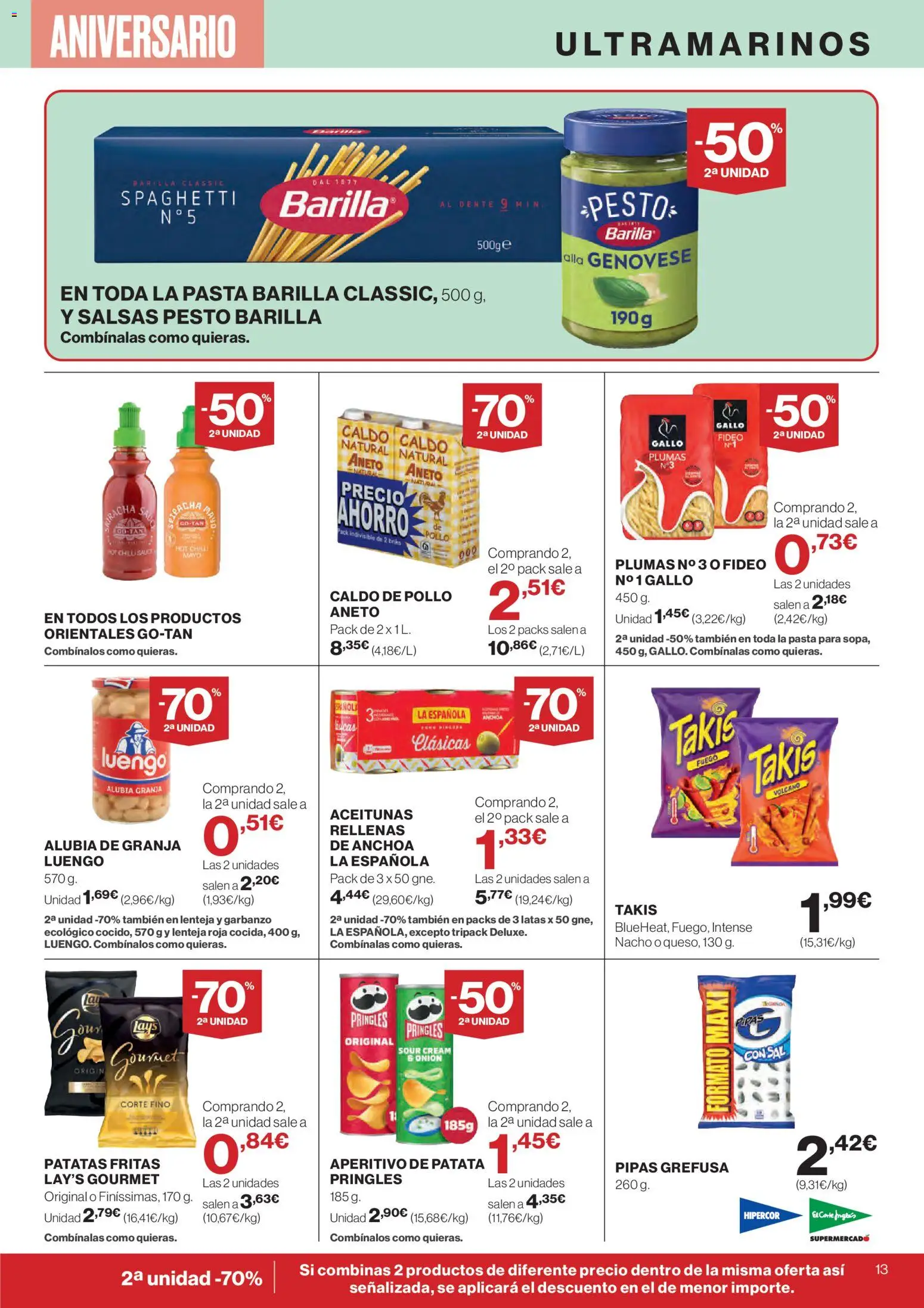 Hipercor catálogo │ válido desde el 06.11.2025 | Página: 20 | Productos: Pasta, Anchoa