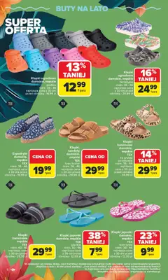 Carrefour Gazetka - Lato bliskie, ceny niskie od 02.06.2025 | Strona: 6 | Produkty: Espadryle, Buty, Klapki, Japonki