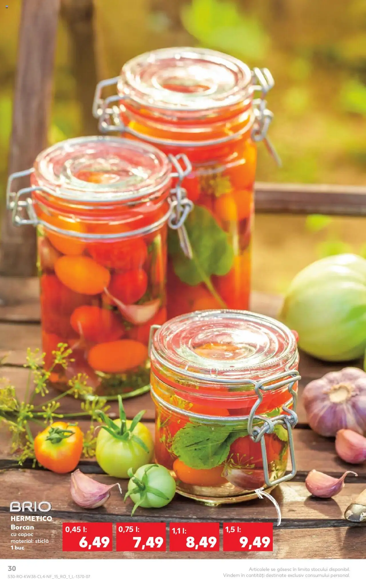 Noul catalog Kaufland – valabil de la 17.09.2025 | Pagină: 30 | Produse: Borcan