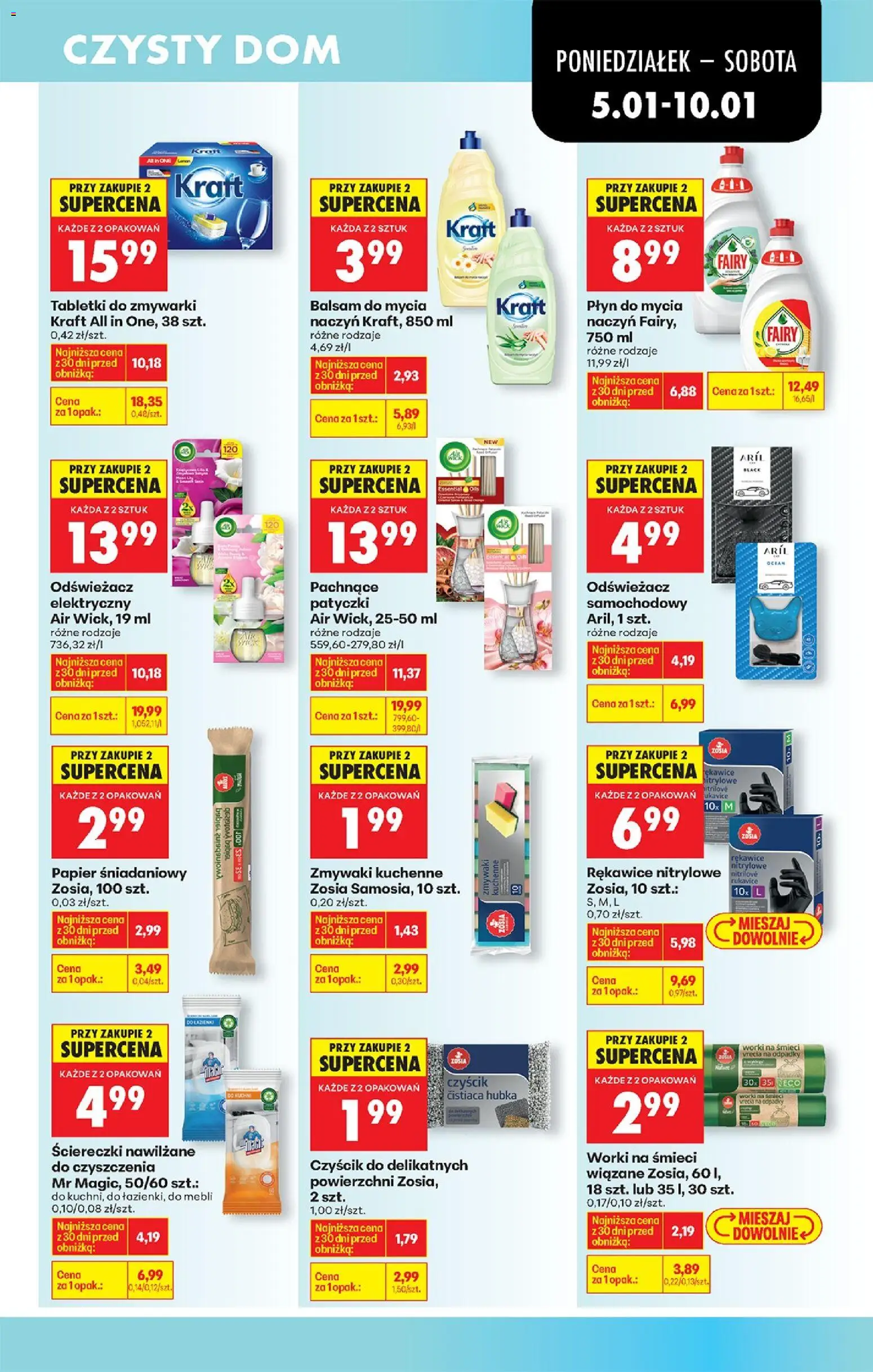 Biedronka gazetka od 05.01.2026 | Strona: 71 | Produkty: Odświeżacz, Papier śniadaniowy, Sandwich, Fairy