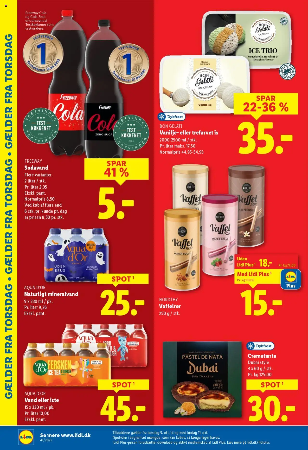 Lidl tilbudsavis – gyldig fra 05.10.2025 | Side: 32 | Produkter: Iste, Cola, Vanilje, Søm