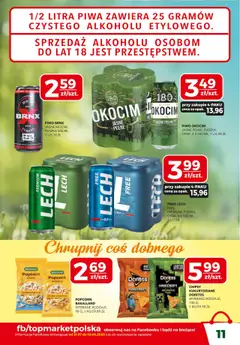 Top Market Gazetka od 31.07.2025 | Strona: 11 | Produkty: Chipsy, Doritos, Pizza, Piwo