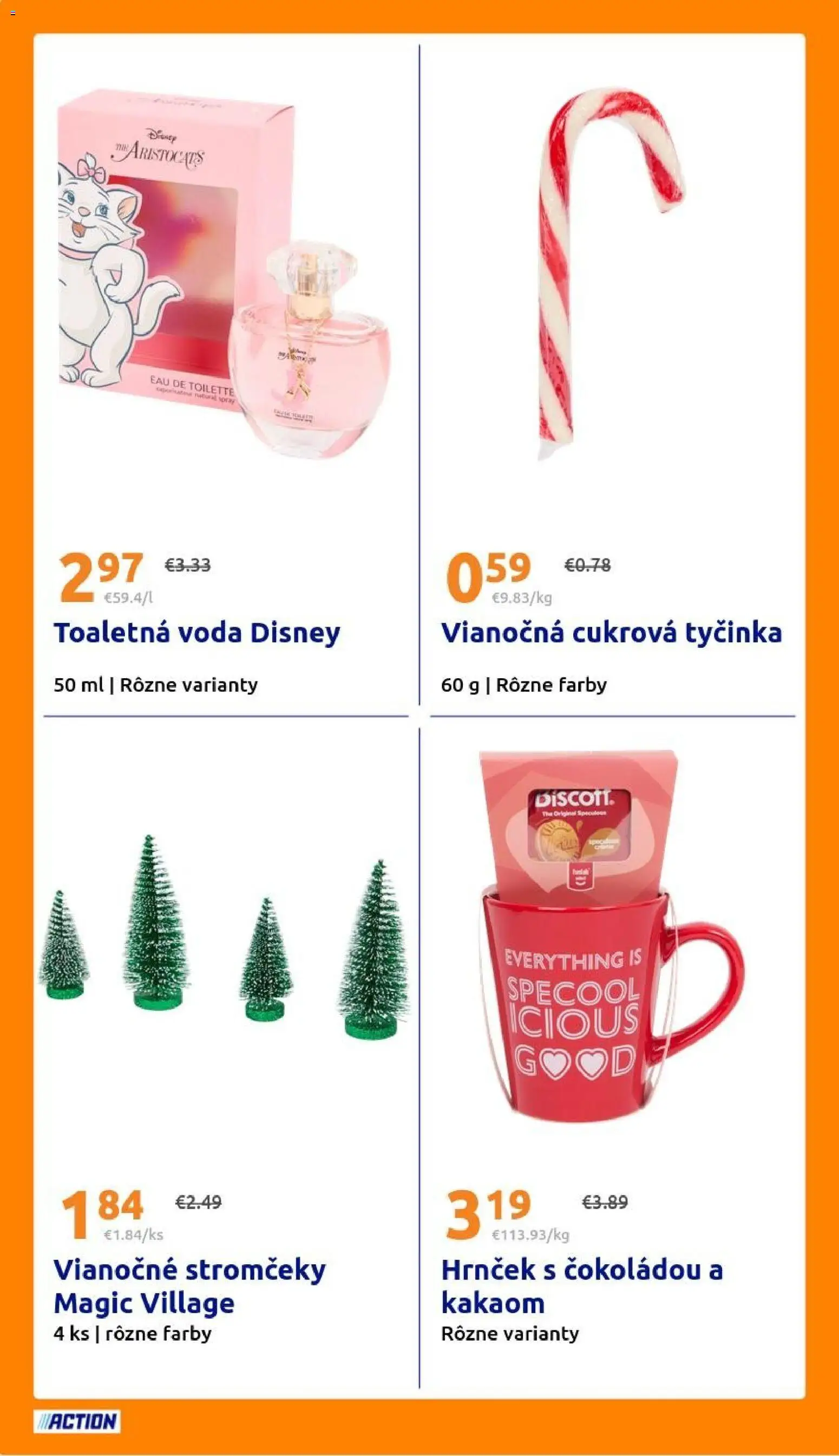 Nové Action akcie – leták je platný od 10.12.2025 | Strana: 28 | Produkty: Toaletná voda, Voda