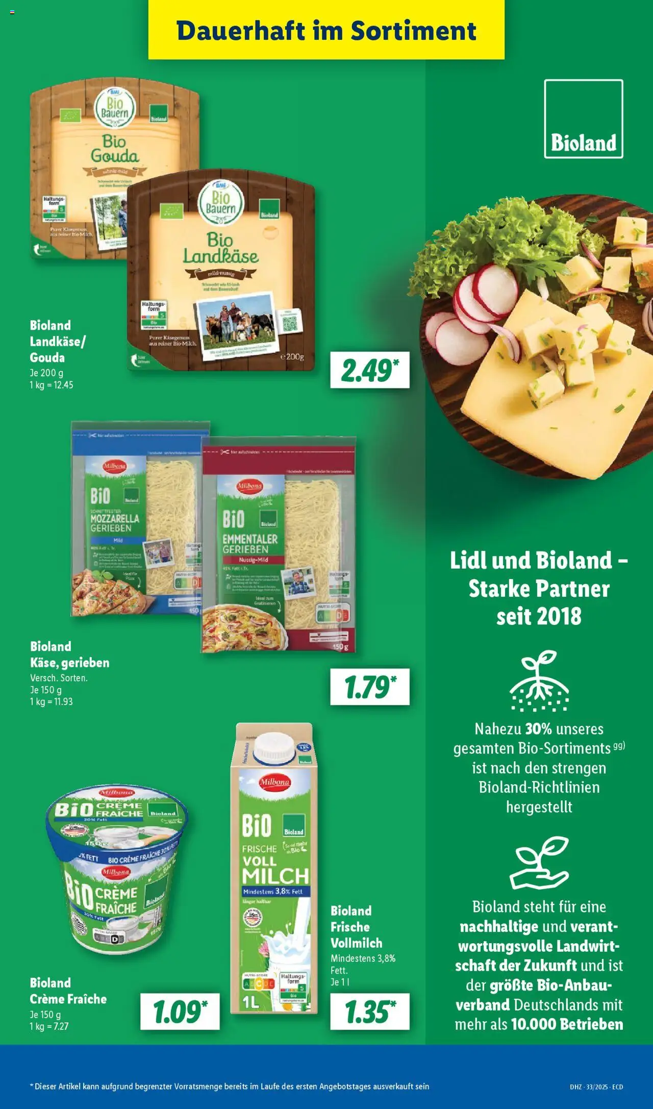 Lidl Prospekt 	 - gültig ab dem 11.08.2025 | Seite: 11 | Produkte: Milch, Mozzarella, Gouda, Creme