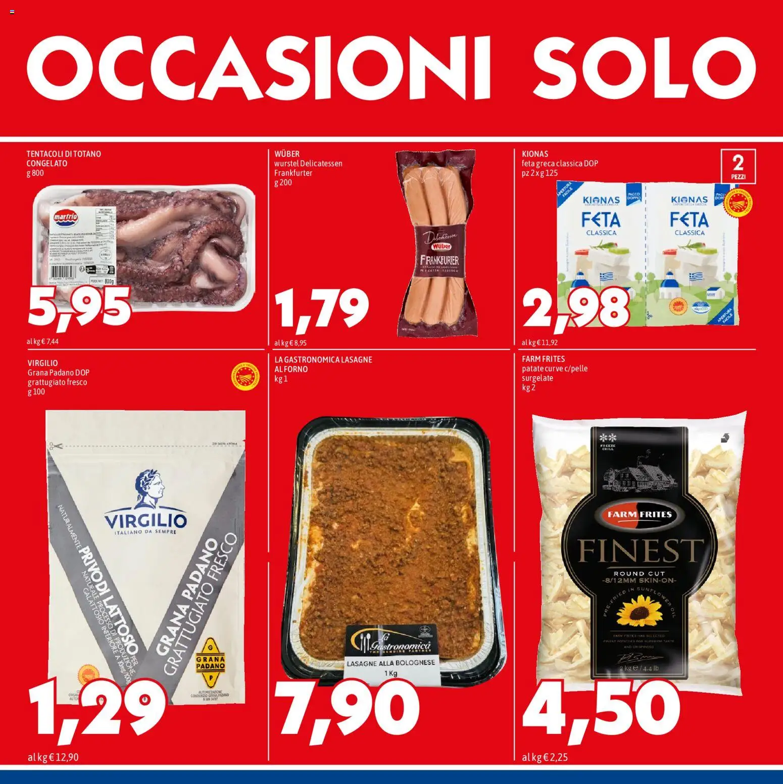 Volantino Mega del 08.04.2026 | Pagina: 6 | Prodotti: Patate, Forno, Feta, Totano