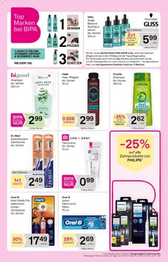 Bipa Flugblatt  ab 19.03.2026 gültig | Seite: 9 | Produkte: Grapefruit, Shampoo, Öl, Zahnbürste