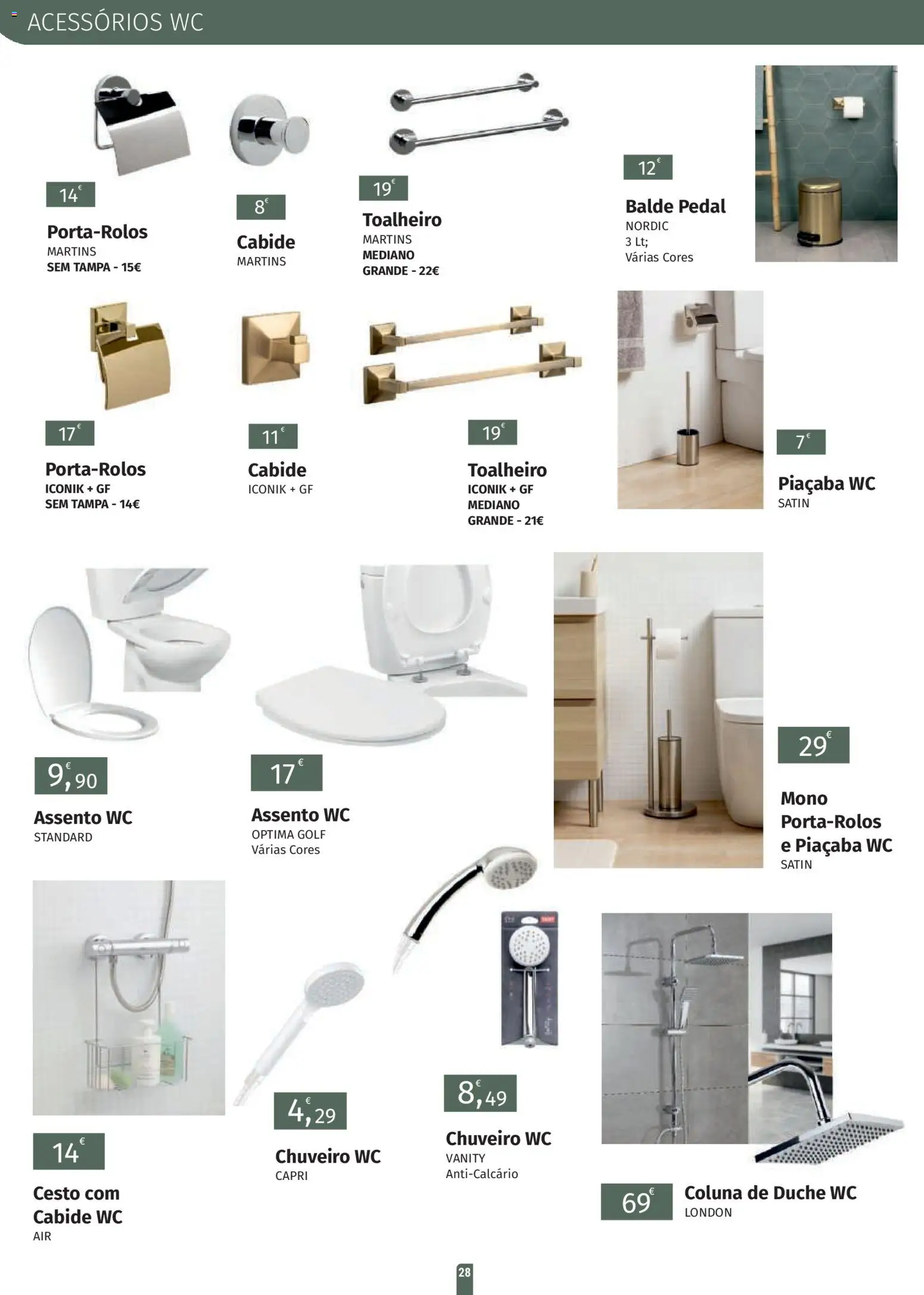 E.Leclerc folheto Jardim Fafe │ válido de 23.03.2026 | Página: 28 | Produtos: Balde, Chuveiro, Cabide