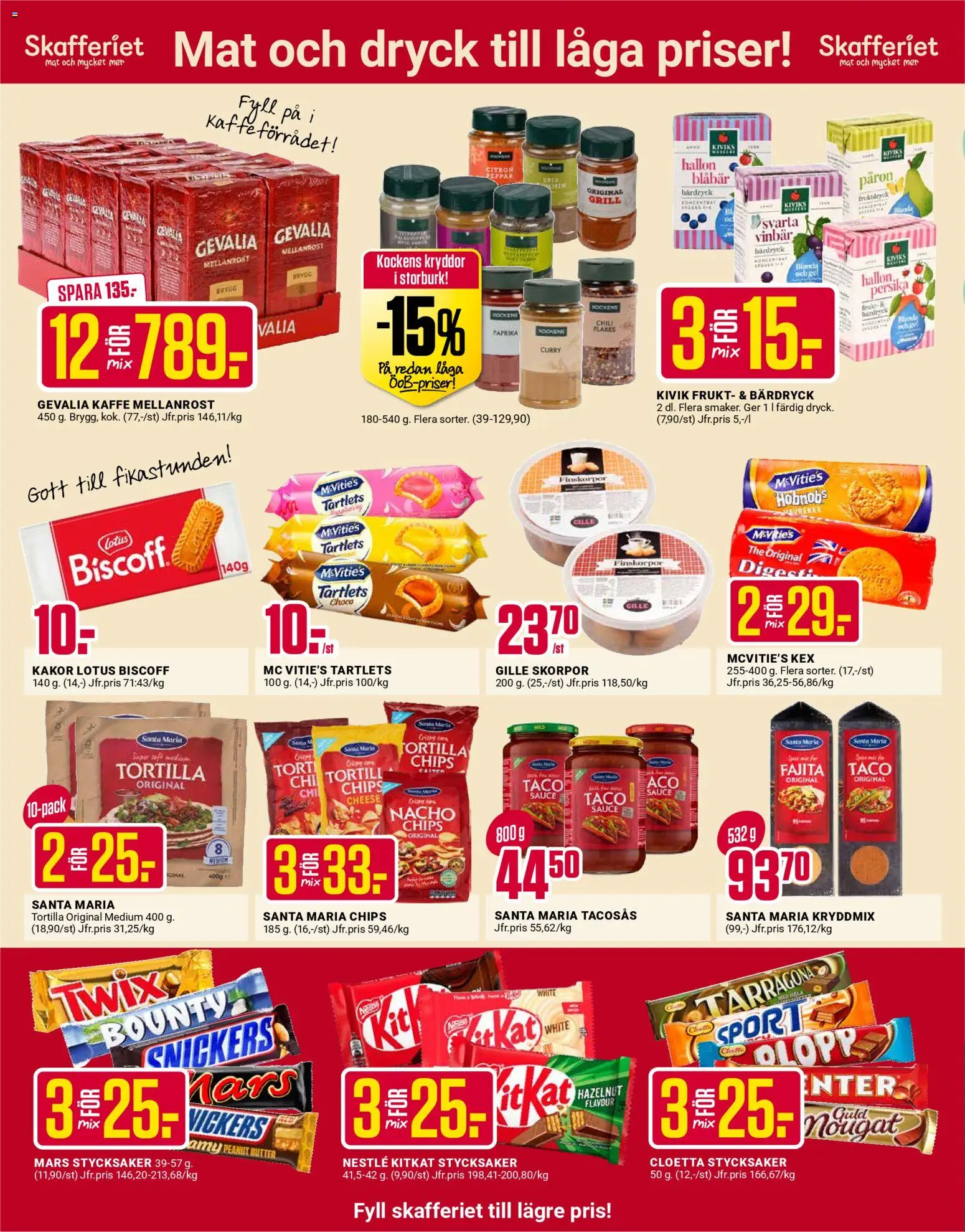 ÖoB reklamblad aktuell från 20.04.2026 | Sida: 2 | Produkter: Tortilla, Tacosås, Skorpor, Citron