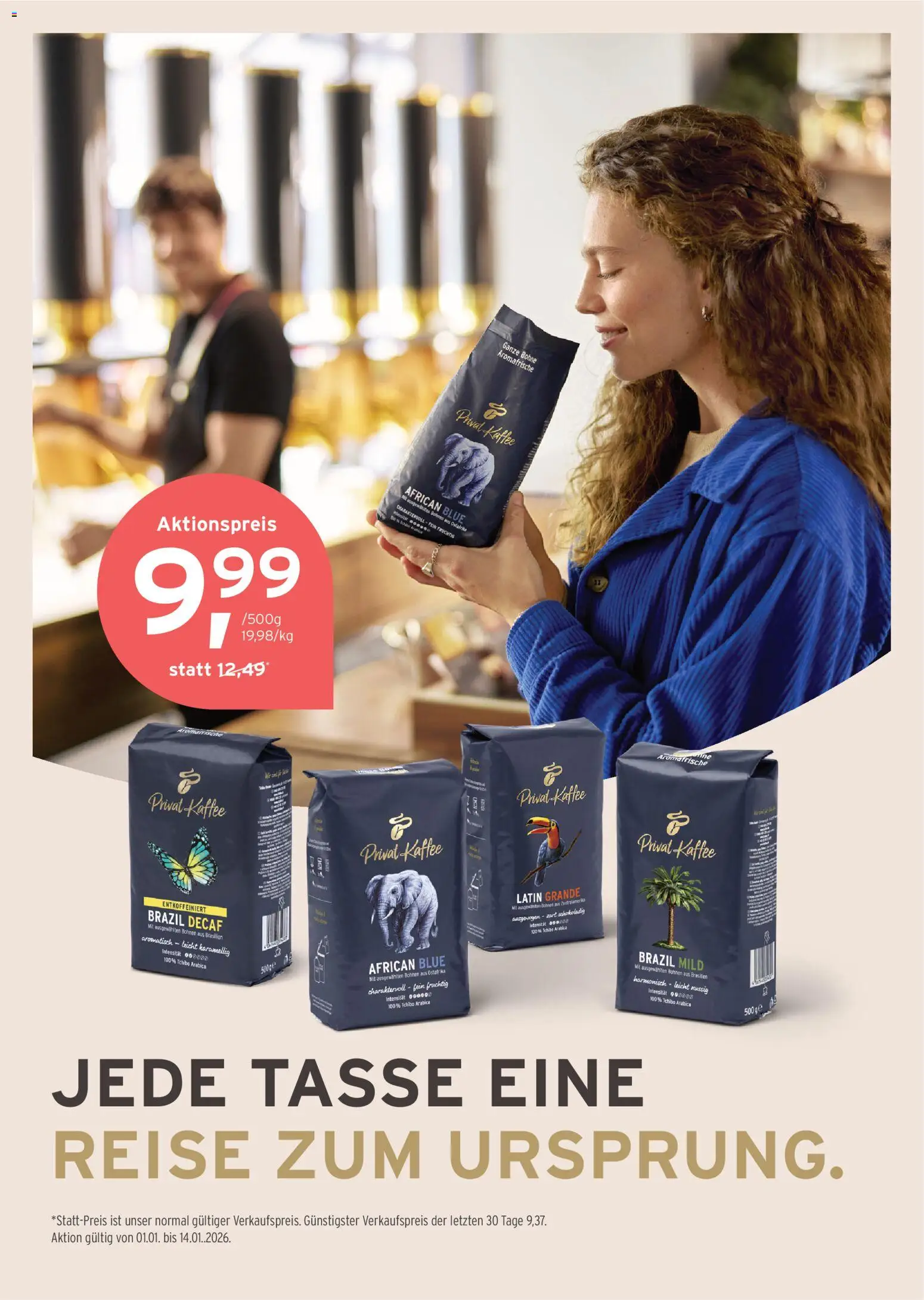 Tchibo Eduscho  Tchibo Magazin gültig ab 07.01.2026 | Seite: 15 | Produkte: Kaffee