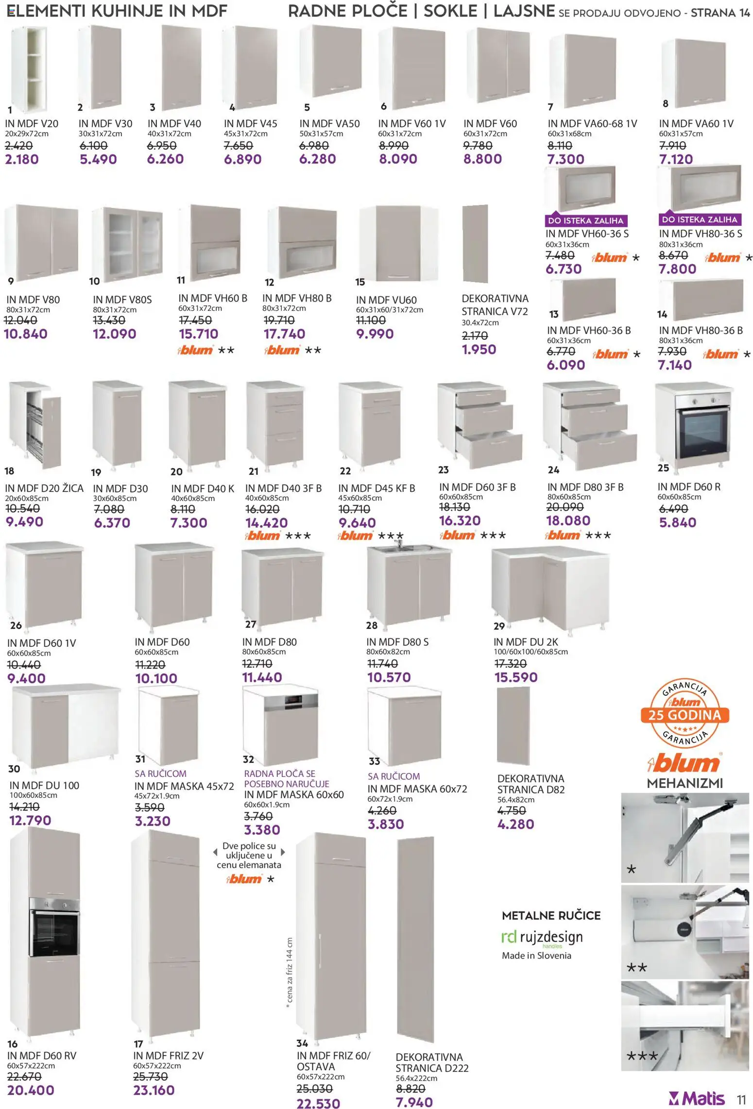 Matis katalog - važi od 01.11.2025 | Strana: 11 | Proizvode: Krevet, Dušek, Kutija