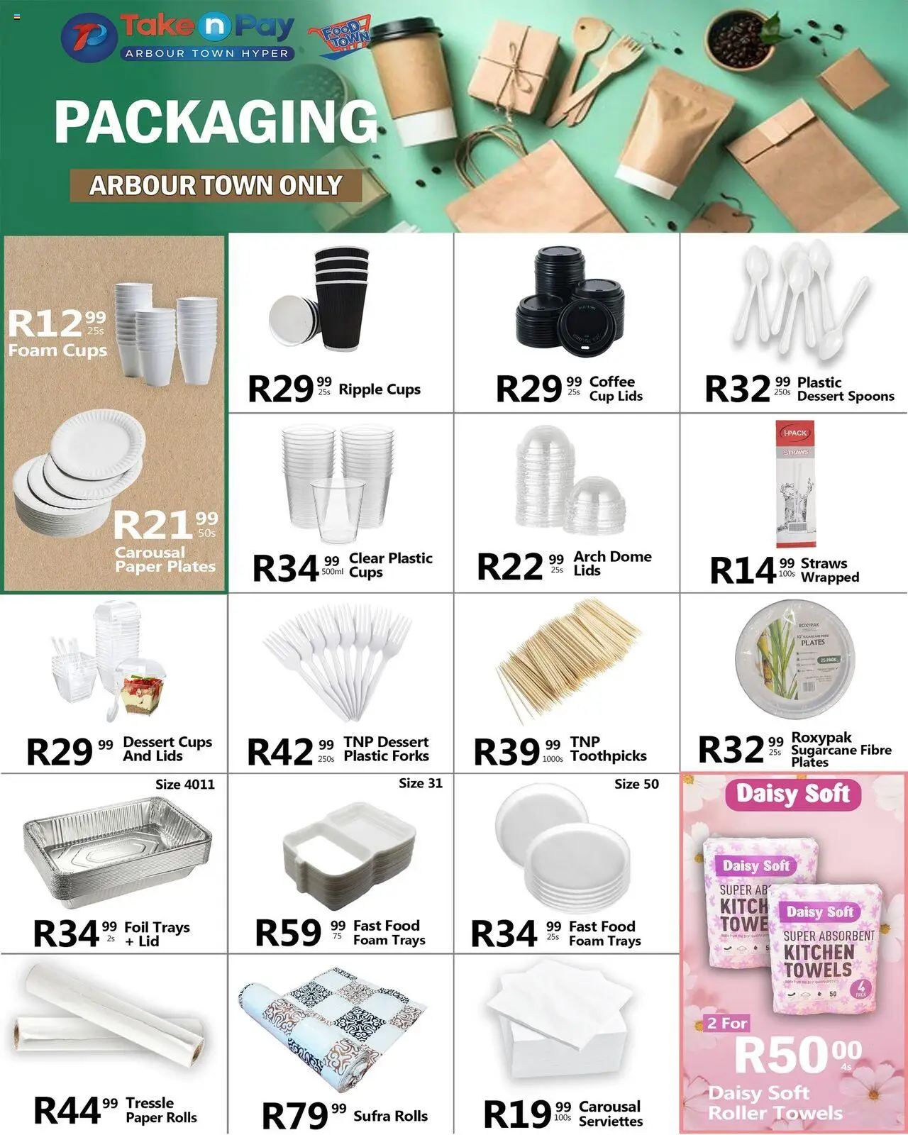 Take n Pay Catering Specials  │ valid from 19.08.2025 | Page: 6 | Products: Arch, Coffee, Foam, Paper plates